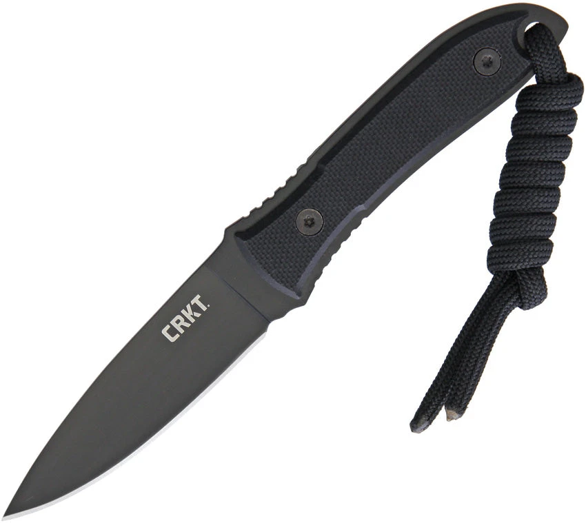 Crkt Carson Neck Knife 5.5" G10 Black Blade F402kn 1 Crkt Carson Neck Knife 5.5" G10 Black Blade F402kn