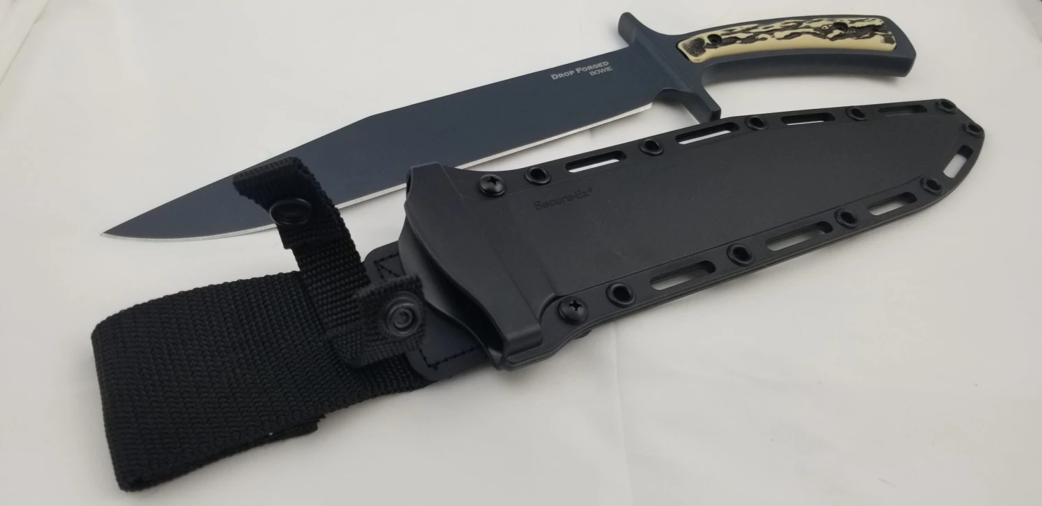 Cold Steel 14" Bowie Drop Forged Fixed Blade Knife + Secure Ex Sheath 36mk 6 Cold Steel 14" Bowie Drop Forged Fixed Blade Knife + Secure Ex Sheath 36mk - Image 6