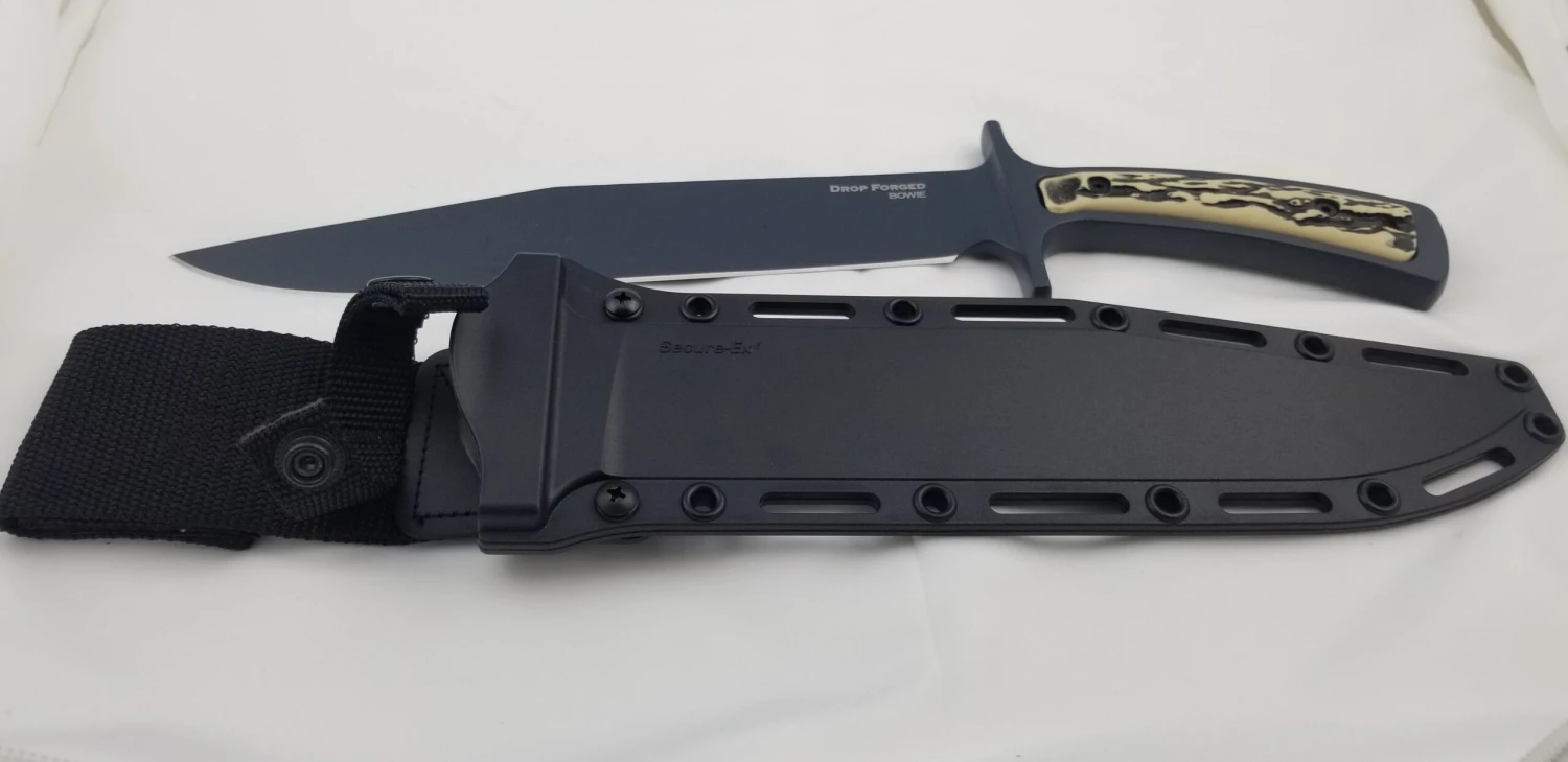 Cold Steel 14" Bowie Drop Forged Fixed Blade Knife + Secure Ex Sheath 36mk 12 Cold Steel 14" Bowie Drop Forged Fixed Blade Knife + Secure Ex Sheath 36mk - Image 12