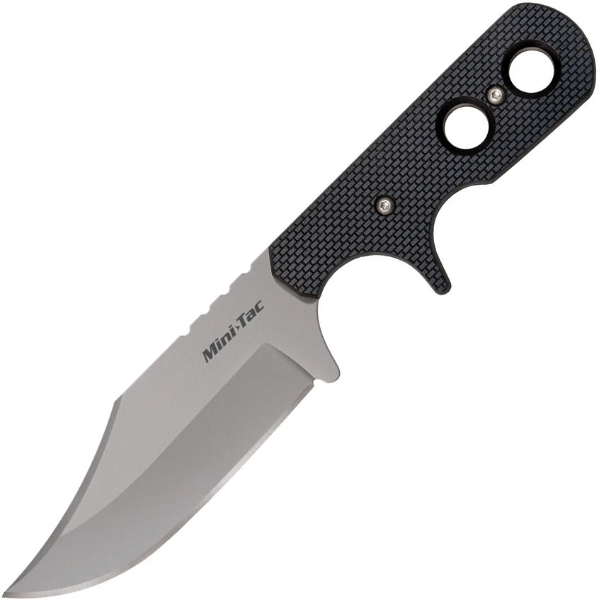 Cold Steel Mini Tac Bowie Fixed Blade Neck Knife 49hcf 1 Cold Steel Mini Tac Bowie Fixed Blade Neck Knife 49hcf