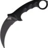 Cold Steel Karambit Steel Tiger Fixed Blade Knife Black Griv-Ex AUS-8A 49KSTBKBK
