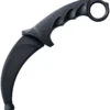 Cold Steel Karambit Trainer Black Rubber One Piece Fixed Training Knife 92R49