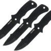 Cold Steel Black & Grey 420 Stainless Steel 3pc Throwing Knives Set TH80KVC3PK