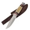 Frost Cutlery Chipaway Bowie Torch Bone & Pakkawood Handle Stainless Fixed Knife CW1000TB