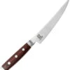 Dragon Apogee Fillet Brown/Red Micarta BD1 Steel Kitchen Knife 00824