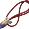 EOS Warhead Bead Flame Anodized Titanium W/ Paracord Lanyard BWHTIF