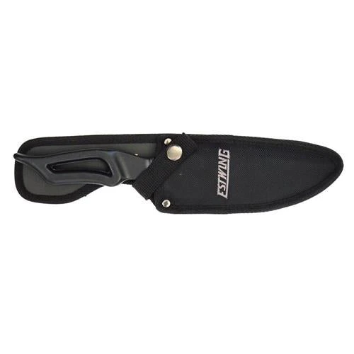 Estwing 9" Bowie Fixed Blade 1 PC Solid Double Beveled Curved Utility Knife With Sheath EBK4 2 Estwing 9" Bowie Fixed Blade 1 PC Solid Double Beveled Curved Utility Knife With Sheath EBK4 - Image 2