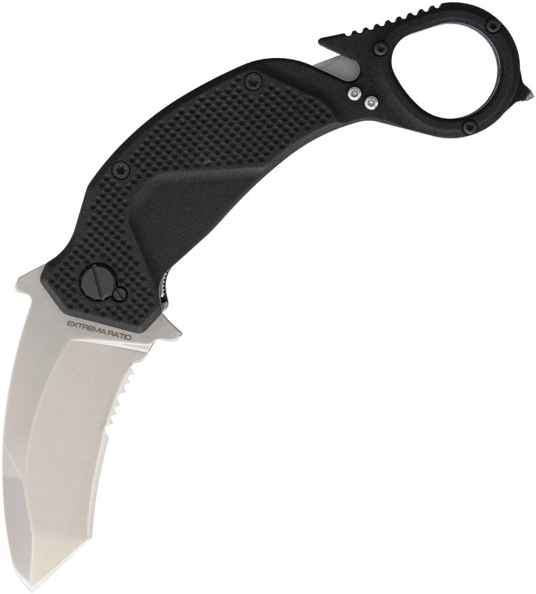 Extrema Ratio Black Aluminum Nightmare Folding Karambit Bohler N690 Pocket Knife 0454SW 1 Extrema Ratio Black Aluminum Nightmare Folding Karambit Bohler N690 Pocket Knife 0454SW