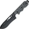 Case TOPS FDX Field Duty Extreme 45 Black Fixed Carbon Steel Hunter Blade Knife FDX45