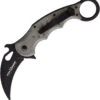Fox Karambit Green Linen Micarta Linerlock Black N690 Folding Knife 479mi
