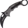Fox Karambit Black Linen Micarta Linerlock Black N690 Folding Knife 479mib