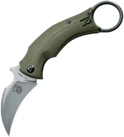 Fox Bastinelli BlackBird Linerlock Folding Karambit Knife 591odsw