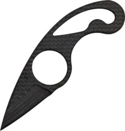 Fred Perrin La Griffe Carbon Fiber Fixed Blade Neck Knife + Kydex Dgc