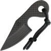 Fred Perrin Le Demineur Carbon Fiber Fixed Blade Neck Knife Mke2