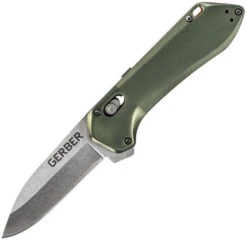Gerber Highbrow Compact Pivot Lock A/O Spring Assisted Knife Green (2.8" Blade) G1672