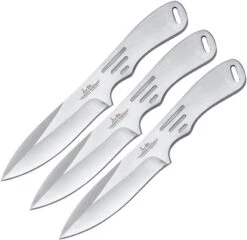 GIL HIBBEN Large Thrower Triple 3pc Set Throwing Knives With Nylon Sheath 2011