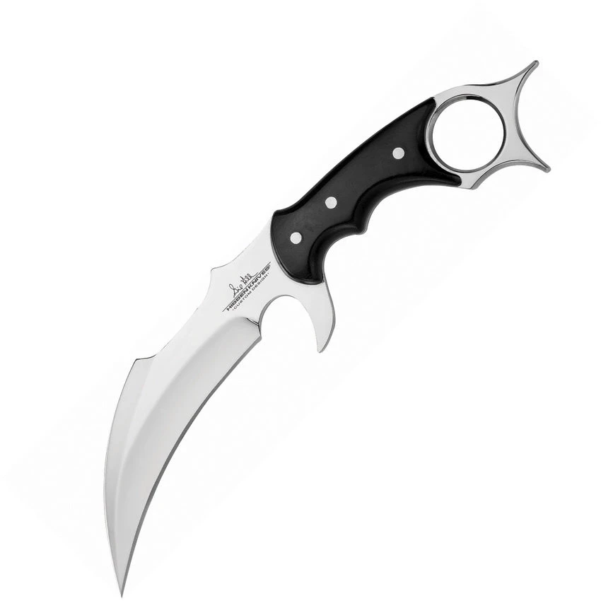 United Cutlery Gil Hibben Silver Chrome Karambit Claw Dagger Knife 5Cr15 Micarta - 5054 1 United Cutlery Gil Hibben Silver Chrome Karambit Claw Dagger Knife 5Cr15 Micarta - 5054
