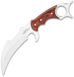 United Cutlery Hibben BloodWood 5Cr15MoV Stainless Fixed Blade Karambit Knife W/ Sheath 5099
