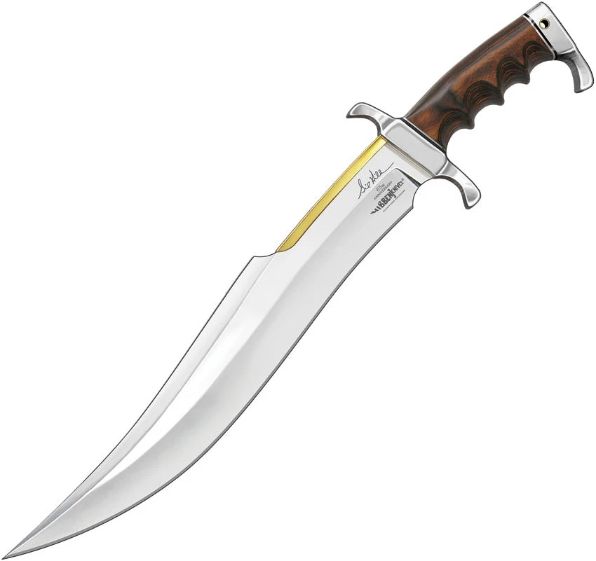 Hibben 65th Anniversary Spartan Bowie Pakkawood Stainless Fixed Blade Knife 5123 1 Hibben 65th Anniversary Spartan Bowie Pakkawood Stainless Fixed Blade Knife 5123