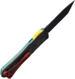 Heretic Knives Automatic Manticore S OTF Knife Distressd Green Aluminum & CF CPM-MagnaCut Blade 0238A 5 Heretic Knives Automatic Manticore S OTF Knife Distressd Green Aluminum & CF CPM-MagnaCut Blade 0238A -Elite Knives Shop H0238A add 02