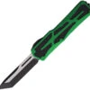 Heretic Knives Automatic Colossus Knife OTF Green Aluminum CPM-MagnaCut Blade 04014ABRKGRN