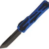 Heretic Knives Automatic Colossus Knife OTF Blue Aluminum CPM-MagnaCut Tanto Blade 0406ABLU