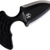 Heretic Knives Sleight Black Aluminum CPM-20CV Push Dagger W/ Sheath 0502C