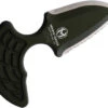 Heretic Knives Sleight Green Aluminum CPM-20CV Push Dagger W/ Sheath 0502CGRN