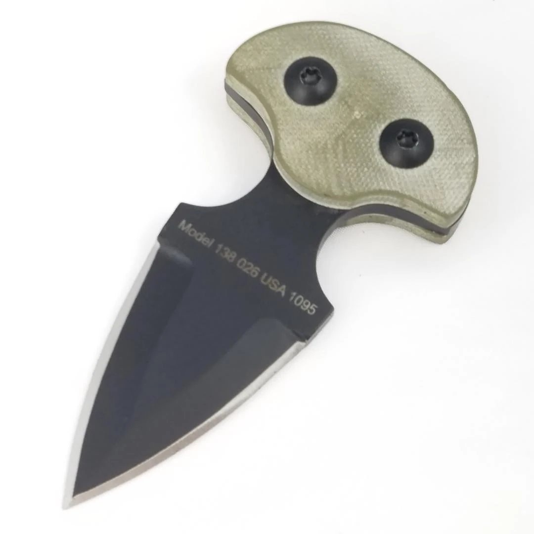 Jason Perry Blade Works Model 138 Little Alien OD Green G10 Push Dagger 138OD 2 Jason Perry Blade Works Model 138 Little Alien OD Green G10 Push Dagger 138OD - Image 2
