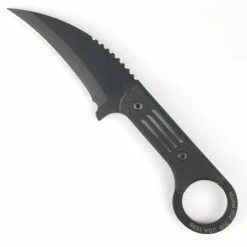 Jason Perry Blade Works Fixed Blade Knife Tactical Karambit Black 1095HC 902GBLK