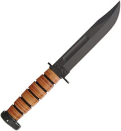 Ka Bar Dogs Head 12" Utility Knife Crovan Carbon Steel - 1317