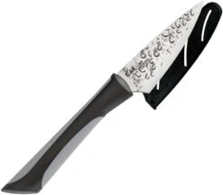Kai USA Luna Paring Black & Grey Carbon Steel Kitchen Knife 7068