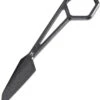 Kansept Knives Hex Fixed Blade Neck Knife Dark Gray Sandvik 14C28N Steel 0001A2