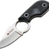 Kizlyar Amigo X D2 Tool Steel Fixed Blade Black G10 Neck Knife W/ Sheath 0090