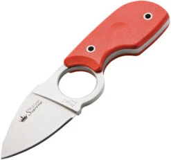 Kizlyar Amigo Z Orange G10 Handle Satin D2 Tool Steel Neck Knife W/ Sheath 0098