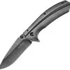 Kershaw Filter Framelock A/O Assisted Open Blackwash Folding Knife 1306bwx