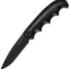 Kershaw AM-5 Framelock Spear Pt A/O Blade Polish Black Handle Folding Knife 2340
