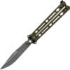 Kershaw Lucha Balisong OD Green Stainless 14C28N Butterfly Knife 5150ODBW