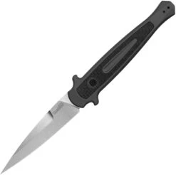 Kershaw Automatic Launch 8 Knife Button Lock Black Aluminum & Carbon Fiber CPM-154 Blade 7150