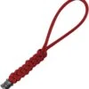Kershaw Dark Red Paracord Knife Lanyard W/ Kershaw Logo Bead LANYARD18