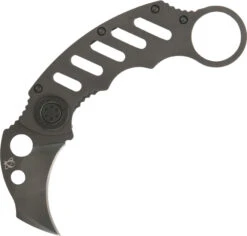 Mantis Midnight Karambit Black Folding Pocket Knife Tanto Blade MK