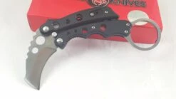 Mantis Vuja De Karambit Black Stainless Folding Pocket Knife G-10 Handles MK4 -Elite Knives Shop MANMK4A