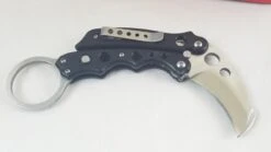 Mantis Vuja De Karambit Black Stainless Folding Pocket Knife G-10 Handles MK4 -Elite Knives Shop MANMK4C