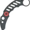 Mantis Karambit Black/Red Folding Pocket Knife Stainless Tanto Blade MK2