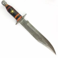Marbles Damascus 14" Wood Handle Bowie Fixed Blade Knife + Sheath 483 -Elite Knives Shop MR483 add 02