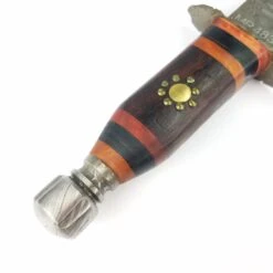 Marbles Damascus 14" Wood Handle Bowie Fixed Blade Knife + Sheath 483 -Elite Knives Shop MR483 add 07