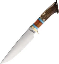 Marbles Bowie 13" Crown Stag Fixed Blade Knife + Sheath 489
