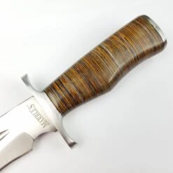 Marbles Stacked Leather Bowie 15" Fixed Blade Knife + Sheath 621 -Elite Knives Shop MR621 add 07