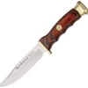 Muela Cocobolo Wood Handle 440A Stainless Fixed Bowie Knife W/ Belt Sheath 92048