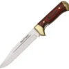 Muela Folding Linerlock Coral Wood Handle Bowie Knife W/ Belt Sheath 93510